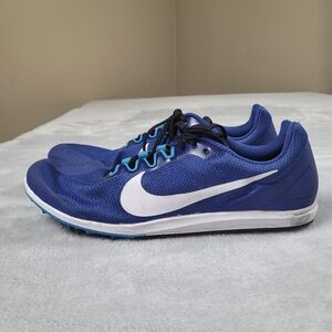 Nike Men's Zoom Rival D 10 Deep Royal Blue Racing Running Sneakers Size 9.5